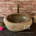 Western Style Home Decoration Natural solid marble sink